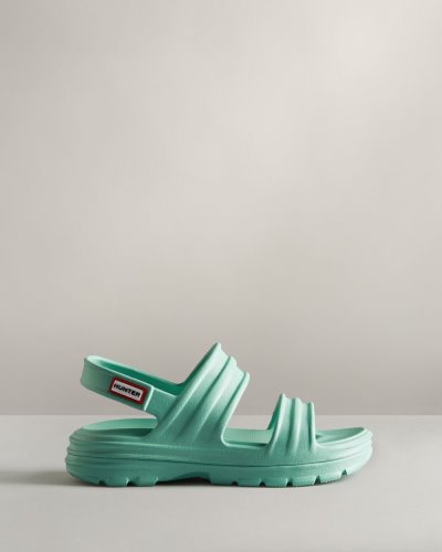 Hunter BLOOM™ Sandal Sandalen Damen Mintfarben Deutschland | S8QIE5Q