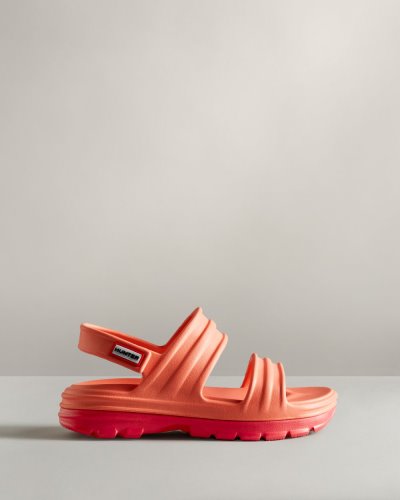 Hunter BLOOM™ Sandal Sandalen Damen Orange Rosa Deutschland | 8J76LC7