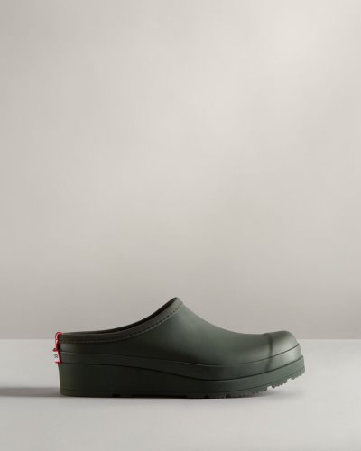 Hunter Play Clogs Clogs Damen Grün Deutschland | 91B3ZZ8